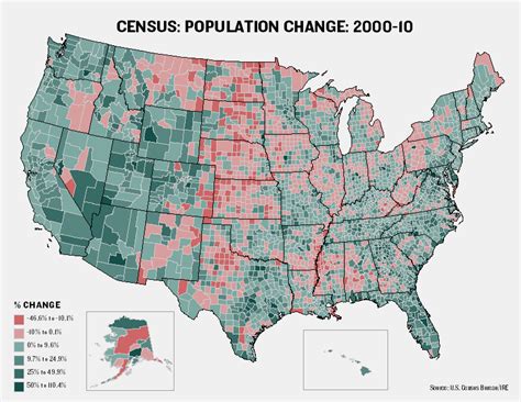 Maps Visualize Us Population Growth By County The Texas Tribune