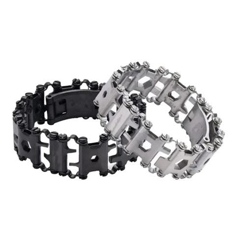 Multifunktion Werkzeug Armband Profil Armband Edelstahl Bolzen Treiber