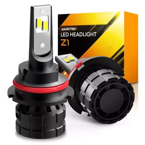 9007 LED HEADLIGHT Bulbs Super White Conversion Kit Noiseless High Low