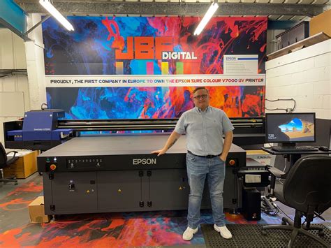 Jbf Digital Is First With Epson Uv Flatbed Digital Printer