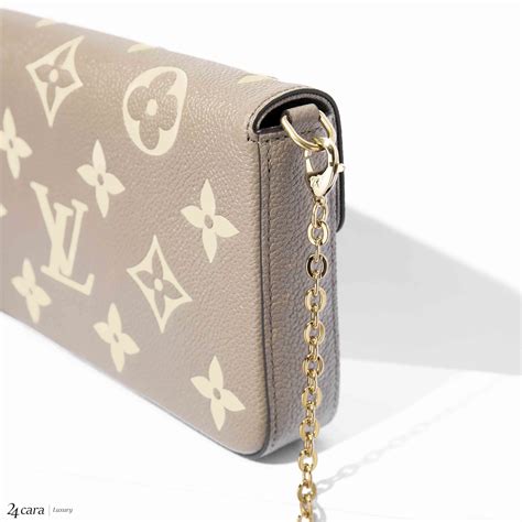 Louis Vuitton Pochette Felicie Monogram Empreinte Leather Bag