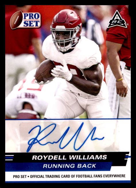 2022 Leaf Pro Set Draft Autographs PSA RW1 Roydell Williams AU For