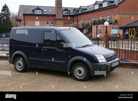 Blue Ford Transit Connect T200 Van Stock Photo Alamy