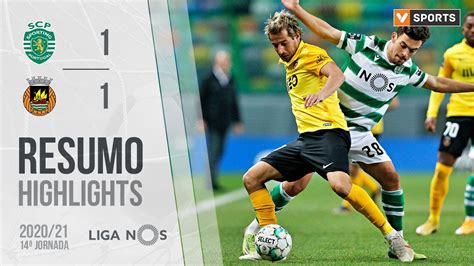 Highlights Resumo Sporting 1 1 Rio Ave Liga 20 21 14 YouTube