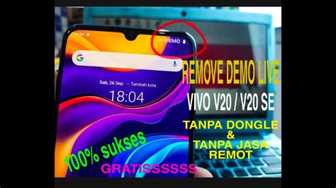 UNLOCK VIVO V20 DEMO LIVE CARA HAPUS DEMO DAN IKLAN VIVO V20 V20 SE