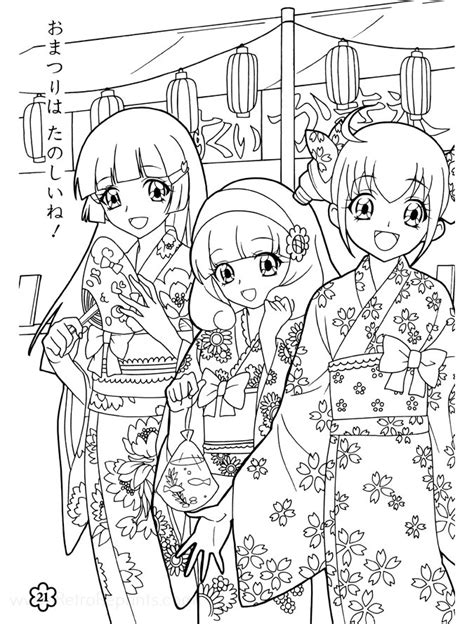 Smile Precure Coloring Pages Coloring Books At Retro Reprints The