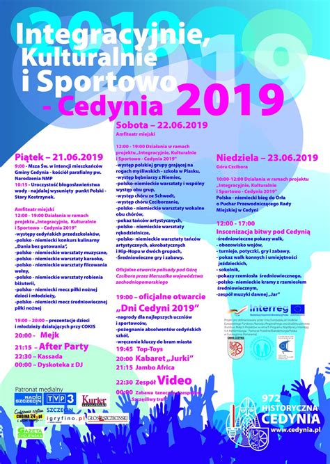 Dni Cedyni 2019 Program