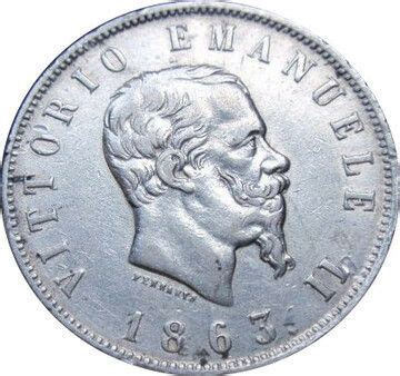 2 Lires Victor Emmanuel II Italie Numista