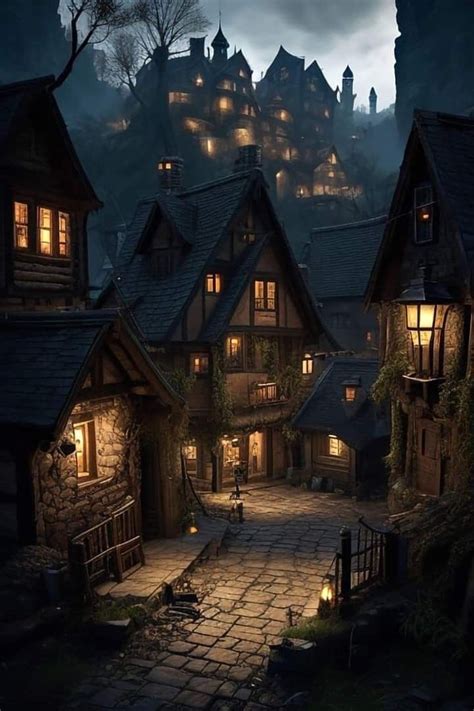 Pin By Shieban October On Scary Fantasy Village Fantasy City