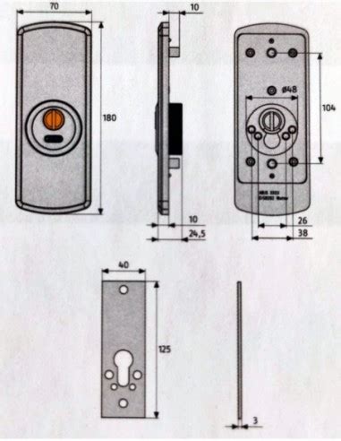 Escudo De Seguridad Abus Rhzs Lat N Mate Ref