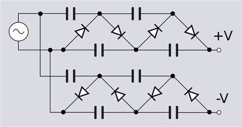 Voltage multiplier - Wikipedia | Electronic circuit projects ...