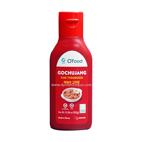 O Food Gochujang Tteokbokki Sauce 300g Halal Korea Rice Cake Hot Sauce Shopee Malaysia