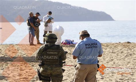 Flota Cuerpo De Hombre Ahogado En Playa Papagayo De Acapulco