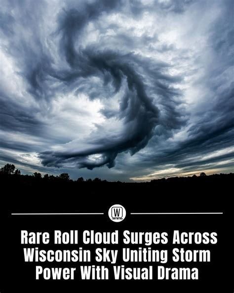 What A Dramatic Sky Moment Unfolded Over Wisconsin This Week As A