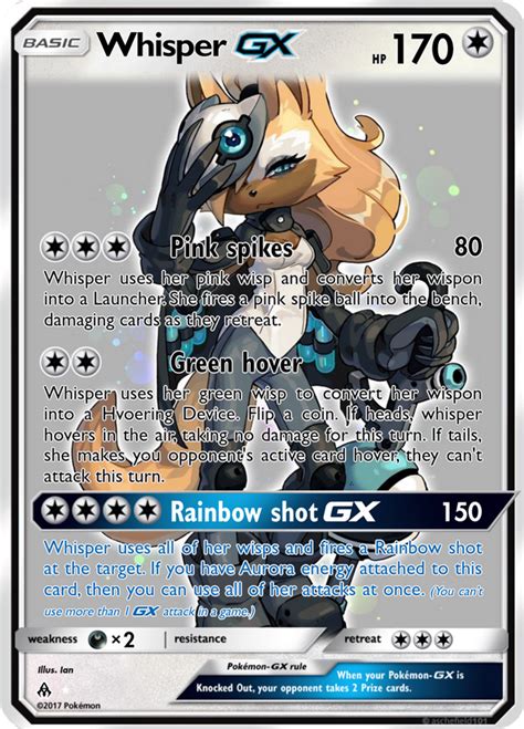 Whisper Gx Card By Skymemes On Deviantart