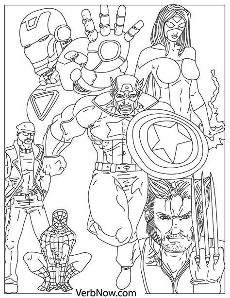 Free Avengers Coloring Pages Your Kids Will Love Download Pdf