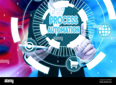 Hand Writing Sign Process Automation Conceptual Photo The Use Of