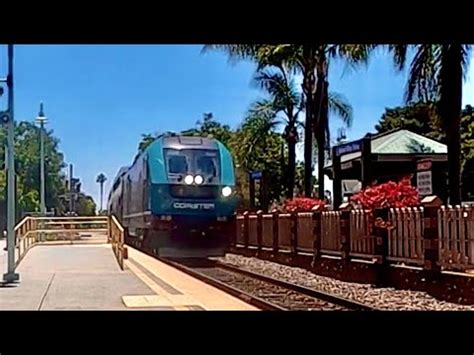 Railfanning Carlsbad Village Station Ft Railfans And More Youtube