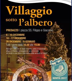 Villaggio E Pattinaggio Sotto L Albero A Predazzo Predazzoblog