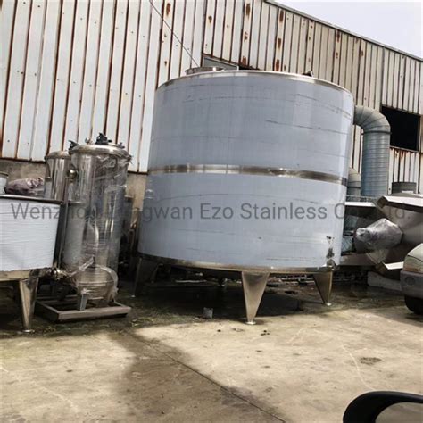 Ezo Sanitary Stainless Steel Sterile Vacuum Dairy Vertical Jacketed