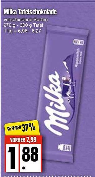 Milka Tafelschokolade Angebot Bei EDEKA