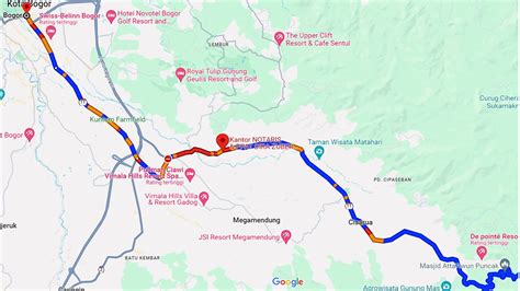 Inilah Titik Macet Puncak Ke Bogor Minggu Januari Pukul