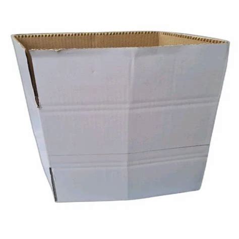 White Plain Corrugated Packaging Box at Rs 98/piece in Cuttack | ID ...