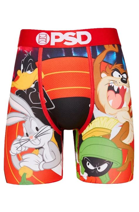 Psd Underwear Looney Tunes Squad Boxer Briefs Karmaloop