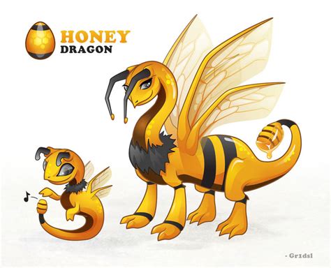 Honey Dragon by real-k on DeviantArt