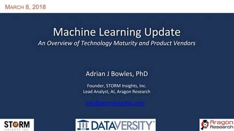 Smart Data Webinar Machine Learning Update Ppt