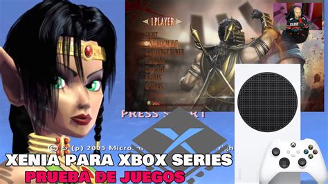 EMULADOR DE XBOX 360 XENIA PARA XBOX SERIES TEST JUEGOS KAMEO RDR1