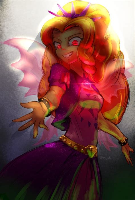 Safe Artist Oberon Adagio Dazzle Human Equestria