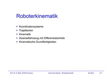 PDF Koordinatensysteme Rajektorien Kinematik Kinematische Bittel