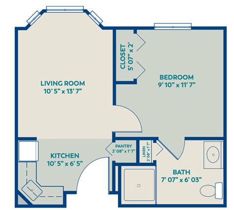 Parkway Place Floor Plans | Parkway Place Room Examples