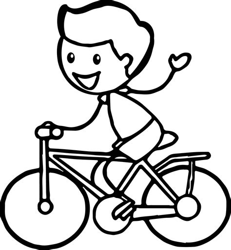 14+ Boy Riding Bike Coloring Page Images - Free Coloring Pages