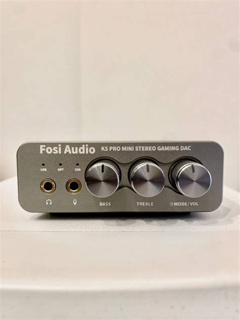 Fosi Audio K Pro Gaming Dac Review Perrivan Audio