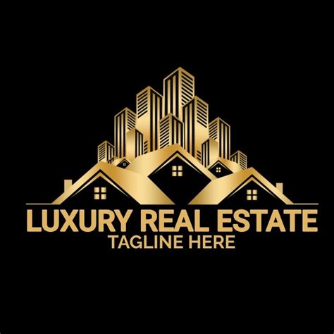 LUXURY REAL ESTATE LOGO | Real estate logo design, Real estate sign ...