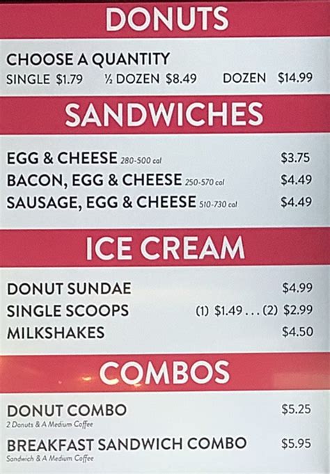 Duck Donuts menu – SLC menu