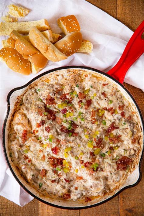 Bacon Cheeseburger Dip - Dinner, then Dessert