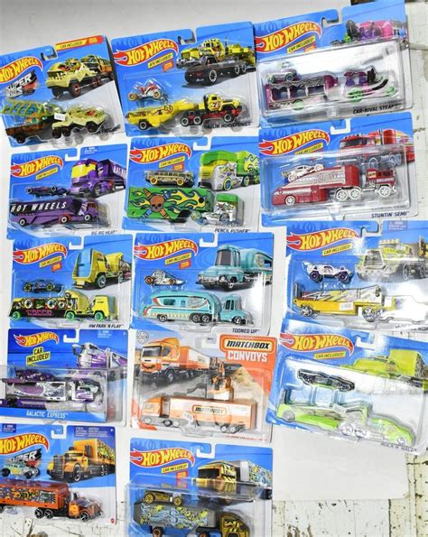 Sold Price Hot Wheels Super Rigs Sets Including Fossil Freights