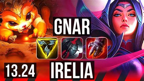 Gnar Vs Irelia Top 15 0 2 76 Winrate 10 Solo Kills Legendary