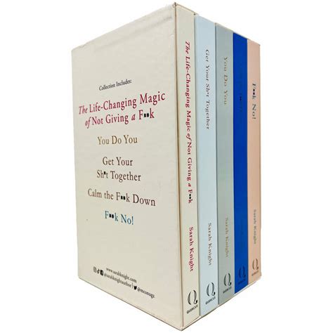 A No Fcks Given Guide 5 Books Collection Box Set By Sarah Knight The