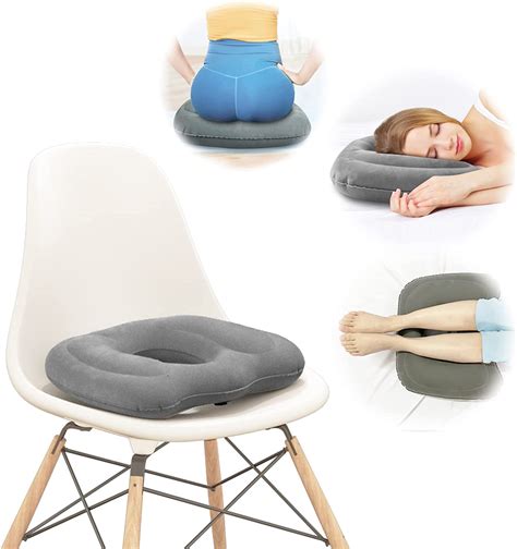 Inflatable Donut Pillow Hemorrhoid Cushion Excellent For Tailbone