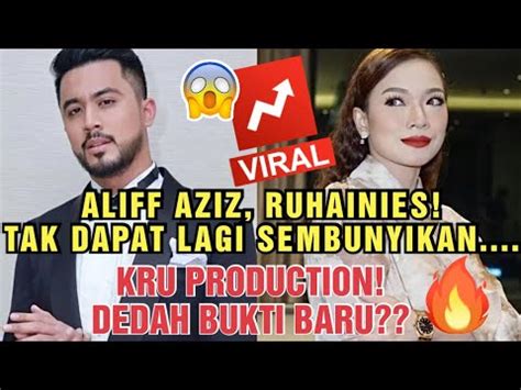 Aliff Aziz Ruhainies Tak Dapat Lagi Sembunyikan Kru Production