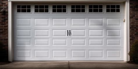 Premium Ai Image A Typical Garage Door Background