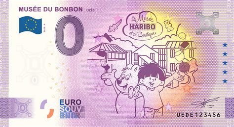 NOUVEAUX BILLETS SOUVENIRS Musée Haribo