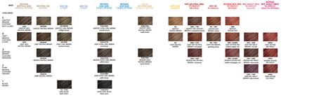 Clairol Professional Hair Color Chart