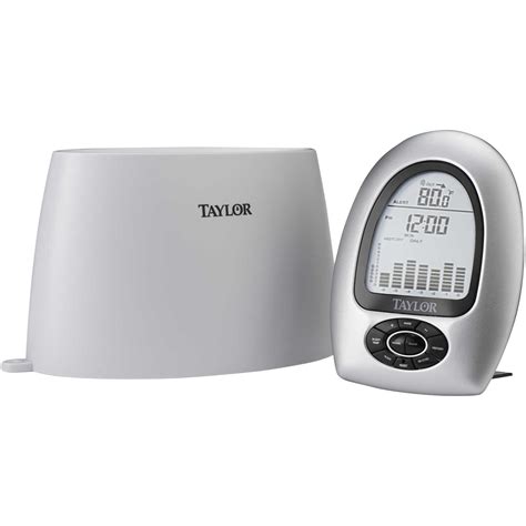 Taylor® Wireless Rain Gauge with Thermometer