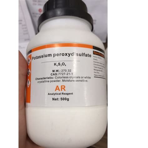 Hoá Chất Potassium Persulfate Cas 7727 21 1 K2s2o8 Xylong Lọ 500g Kali Persunfat Shopee Việt Nam