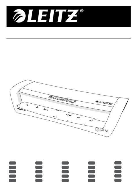 Mode Demploi Leitz Ilam Office Pro A Plastifieuse